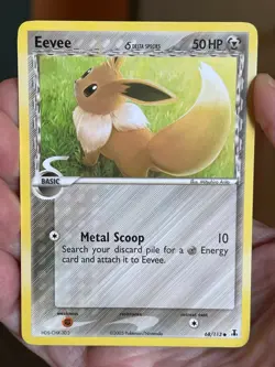 POKEMON EEVEE 68/113 COMMON EX DELTA SPECIES NM CARD - Image 1