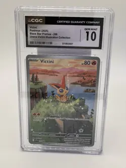 Pokemon CGC 10 Victini Black Star Promo - Image 1