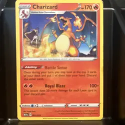 Charizard Stage 2 HP 170 Rare Promo Pokemon Card 001/015 Royal Blaze 2024 - Image 1