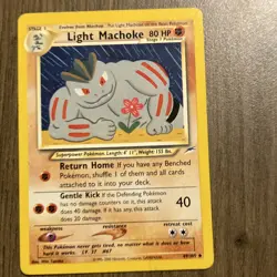 Pokemon Light Machoke Neo Destiny 49/105 Uncommon 80 HP Stage 1 Regular Card - Image 1