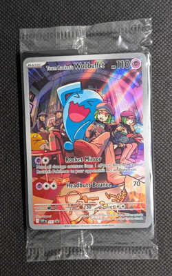 Team Rocket's Wobbuffet 203 Promo Sealed English Pokemon - Image 1