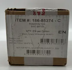 Pokemon TCG Scarlet & Violet SV03 Obsidian Flames Booster 6-Box Case SEALED - Image 1