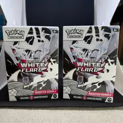 2x Pokemon Scarlet & Violet White Flare Booster Bundle Boxes 6 Packs [SEALED} - Image 1