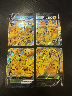 Pokemon TCG Pikachu V-UNION - RRR S8a: 25th Anniversary Set of 4 (Japanese) - Image 1