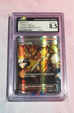 2017 Pokemon Blacksmith Alt Art Premium Trainer XY Collection 88a/106 CGC 8.5 - Image 1