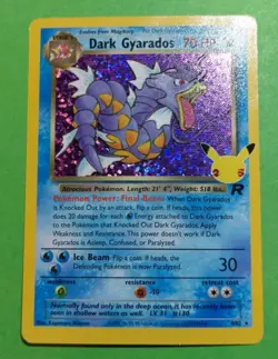 Dark Gyarados 8/82 Celebrations: Classic Collection Holo Pokemon, NM - Image 1