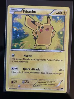Pokemon Pikachu McDonald's 2013 Promo 005/012 Holo Basic 60 HP English - Image 1