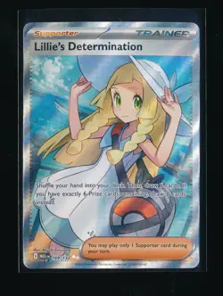 LILLIE'S DETERMINATION 169/132 MEGA EVOLUTION FULL ART TRAINER 2025 POKEMON TCG - Image 1