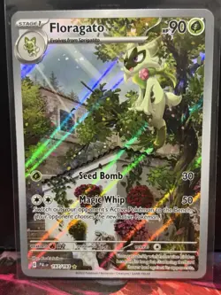 Pokemon TCG Floragato Scarlet & Violet Paldea Evolved Holo - Image 1