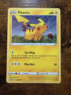 Pokemon Pikachu Promo Holo SWSH039 SWSH: Sword & Shield Basic - Image 1