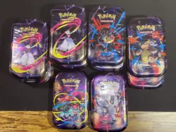 Lot of 10 Sealed Mini Tins Pokemon TCG Mega Evolution Mega Heros Destined Rivals - Image 1