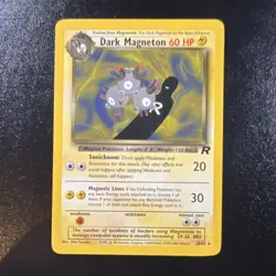 Pokemon Dark Magneton 28/82 Team Rocket Rare LP Stage 1 Unlimited WOTC English - Image 1