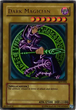 Yugioh Dark Magician SDY-006 Unlimited Edition Ultra Rare HP - Image 1