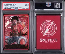 PSA 9 Monkey D. Luffy Promo ST01-001 One Piece 2022 Japanese Weekly Shonen Jump - Image 3