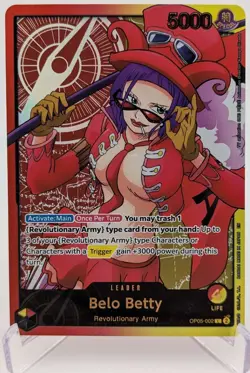 One Piece Anime 25th Collection Belo Betty Special Rare OP05-002 Mint - English - Image 1