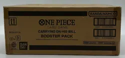 One Piece TCG OP-13 Carrying On His Will English Booster Box Case Factory SEALED - Image 1