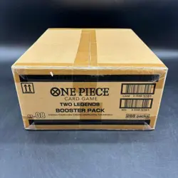 One Piece TCG English OP-08 Two Legends Booster Box Case Sealed - Image 1