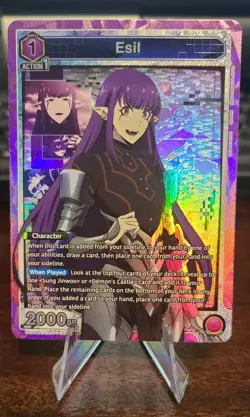 Union Arena Solo Leveling - Esil SR Super Rare SLG-1-008 Foil - Image 1