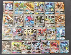 40 Lot pokemon TCG Chinese Card RR Dragonite GX Keldeo GX XL92 - Image 1