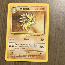 Pokemon Sandslash Legendary Collection 62/110 Uncommon 70 HP Regular Card - Image 1