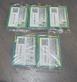 N’s Zekrom Ascended Heroes Black Star Promo 031 IR Lot (5 Cards) Sealed - Image 2