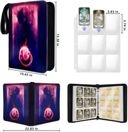 Card Binder for Pokemon Cards, Stickers, 50 Sleeves Trading Cards Binder Display - Image 2