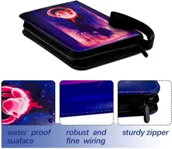 Card Binder for Pokemon Cards, Stickers, 50 Sleeves Trading Cards Binder Display - Image 4