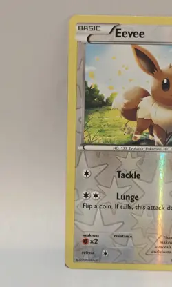 Eevee 63/98 Common XY - Ancient Origins Reverse Holo Pokemon Card NM - Image 3