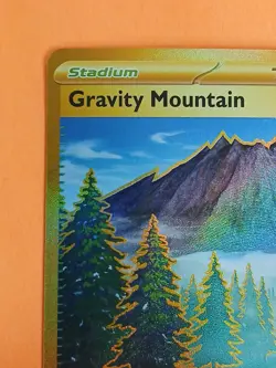 Pokemon Surging Sparks Gravity Mountain 250/191 Secret Rare Gold Card - Image 3