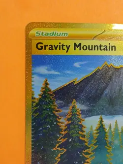 Pokemon Surging Sparks Gravity Mountain 250/191 Secret Rare Gold Card - Image 4