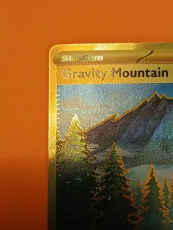 Pokemon Surging Sparks Gravity Mountain 250/191 Secret Rare Gold Card - Image 5