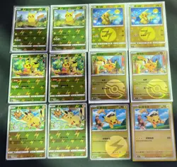 12 Lot Pokemon TCG Chinese CARD Pikachu Holo XL92 - Image 1