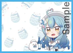 Yukihana Lamy Chibi hololive Anime Card Sleeves *NEW* 60ct - Image 1