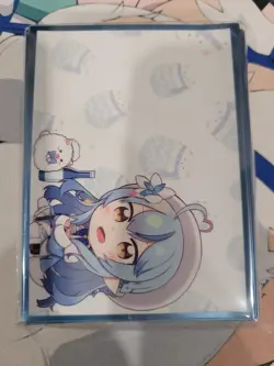 Yukihana Lamy Chibi hololive Anime Card Sleeves *NEW* 60ct - Image 2