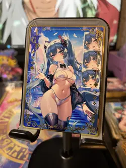Goddess Story Metal Card Rare Waifu Anime Hatsune Miku - Image 1