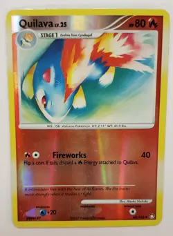 Quilava 60/123 Mysterious Treasures Reverse Holo Pokemon Card 2007 - Image 1