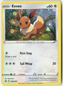 Eevee - Holo Promo SWSH: Sword & Shield Promo Cards SWSH095 NM - Image 1