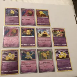 Lot Of 11 Drowzee And Hypno Pokemon Cards - Image 1
