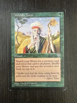 MTG MIRAGE* WORLDY TUTOR NM/LP* - Image 1