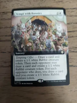 Tempt with Bunnies (Extended Art) Commander: Bloomburrow Regular - Image 1