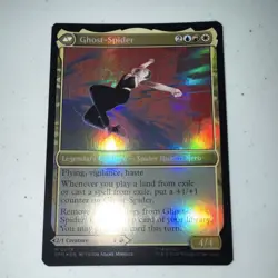 Magic: The Gathering Spiderman Gwen Stacy & Ghost-Spider Foil 0078 - Image 2