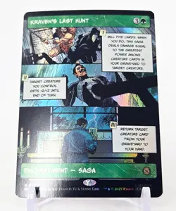 MTG • KRAVEN'S LAST HUNT 0226 Borderless Foil Rare • Spider-Man Magic M/NM - Image 1