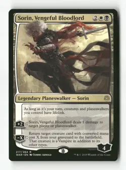 Sorin, Vengeful Bloodlord - #217 - Non Foil - MTG - Near Mint - Image 1
