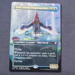Ishai, Ojutai Dragonspeaker (Borderless) 89 NM MTG Commander: Bloomburrow Mythic - Image 1