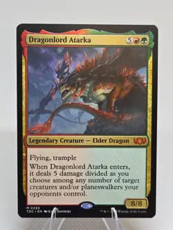 Dragonlord Atarka X1 TDC MTG Commander Tarkir Dragonstorm - Image 1