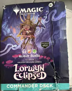 Lorwyn Eclipsed Blight Curse Commander Deck New Open Box Sealed Deck. - Image 1