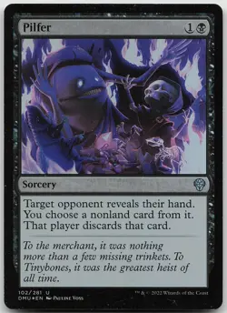 Pilfer FOIL Uncommon Dominaria United LP MTG - Image 1