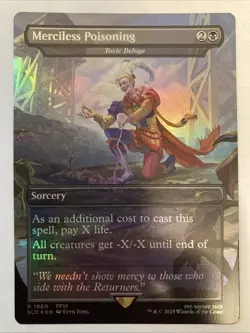 2x Toxic Deluge #1860 Merciless Poisoning FOIL NM MTG Final Fantasy Secret Lair - Image 1