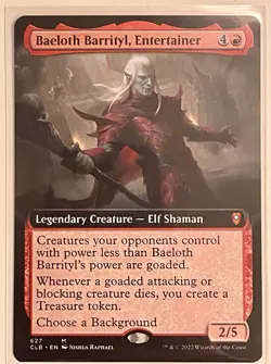 Baeloth Barrityl, Entertainer (Extended Art) Commander Legends: Battle for Baldu - Image 1