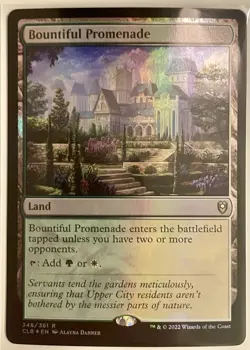 Bountiful Promenade Commander Legends: Battle for Baldur's Gate Foil - Image 1